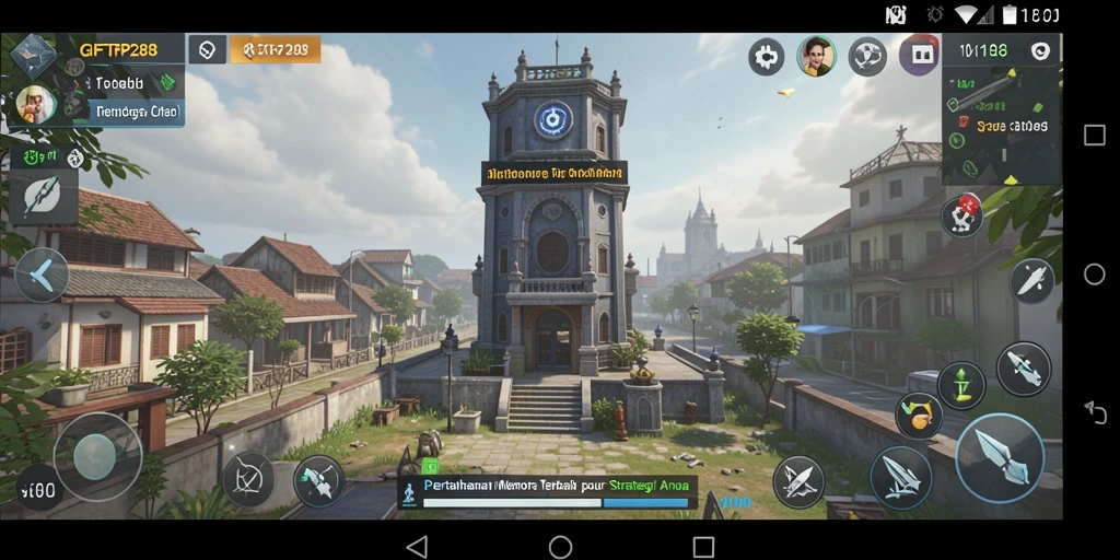 Screenshot GIFTRP288 menunjukkan aksi mendebarkan dalam gameplay Tower Defense.