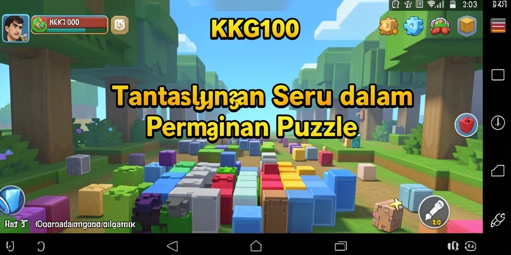 Tampak gameplay seru di KPK100 dengan berbagai puzzle menantang.