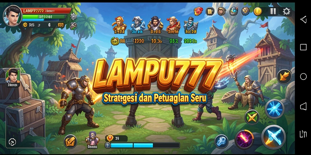Tangkapan layar dari gameplay LAMPU777 menunjukkan aksi seru dan taktik cerdas.