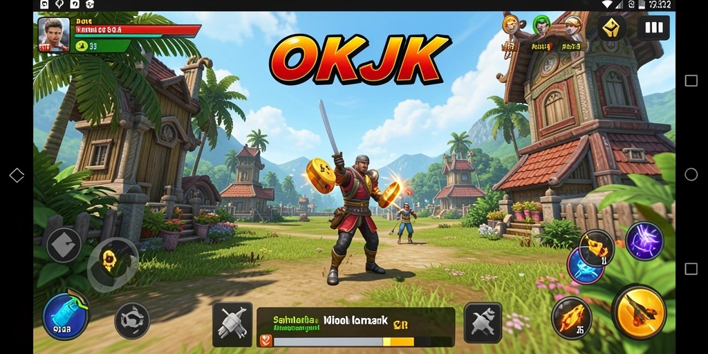 Tampilan gameplay OKJK yang menakjubkan dan mendalam.