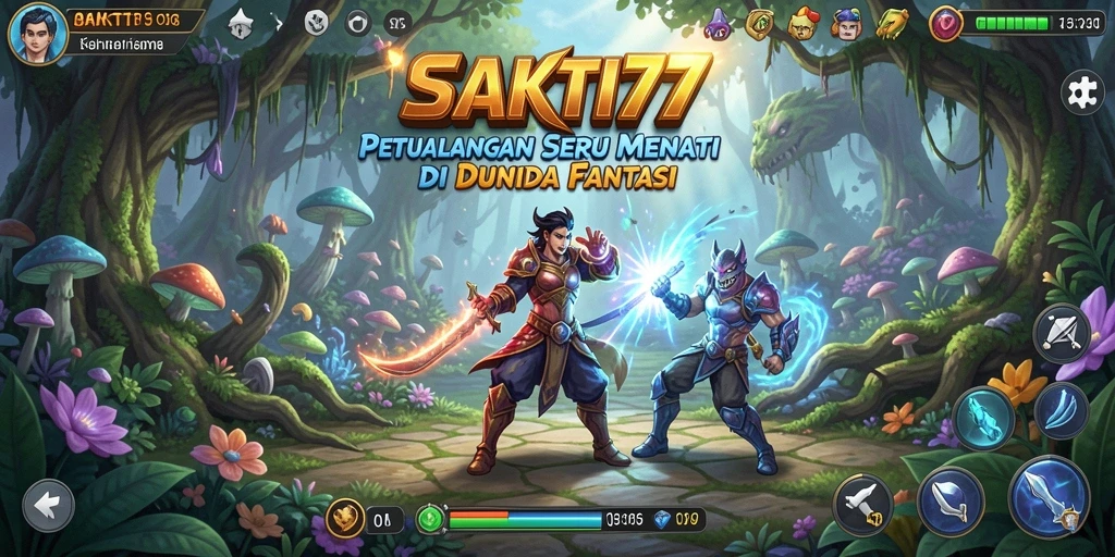 Tampilan gameplay seru dalam petualangan SAKTI77 yang menantang.